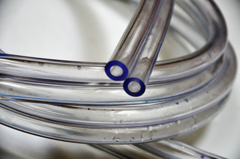 Double Clear PVC Air Tubing 1/4 ID Thick Walled 9 feet long for