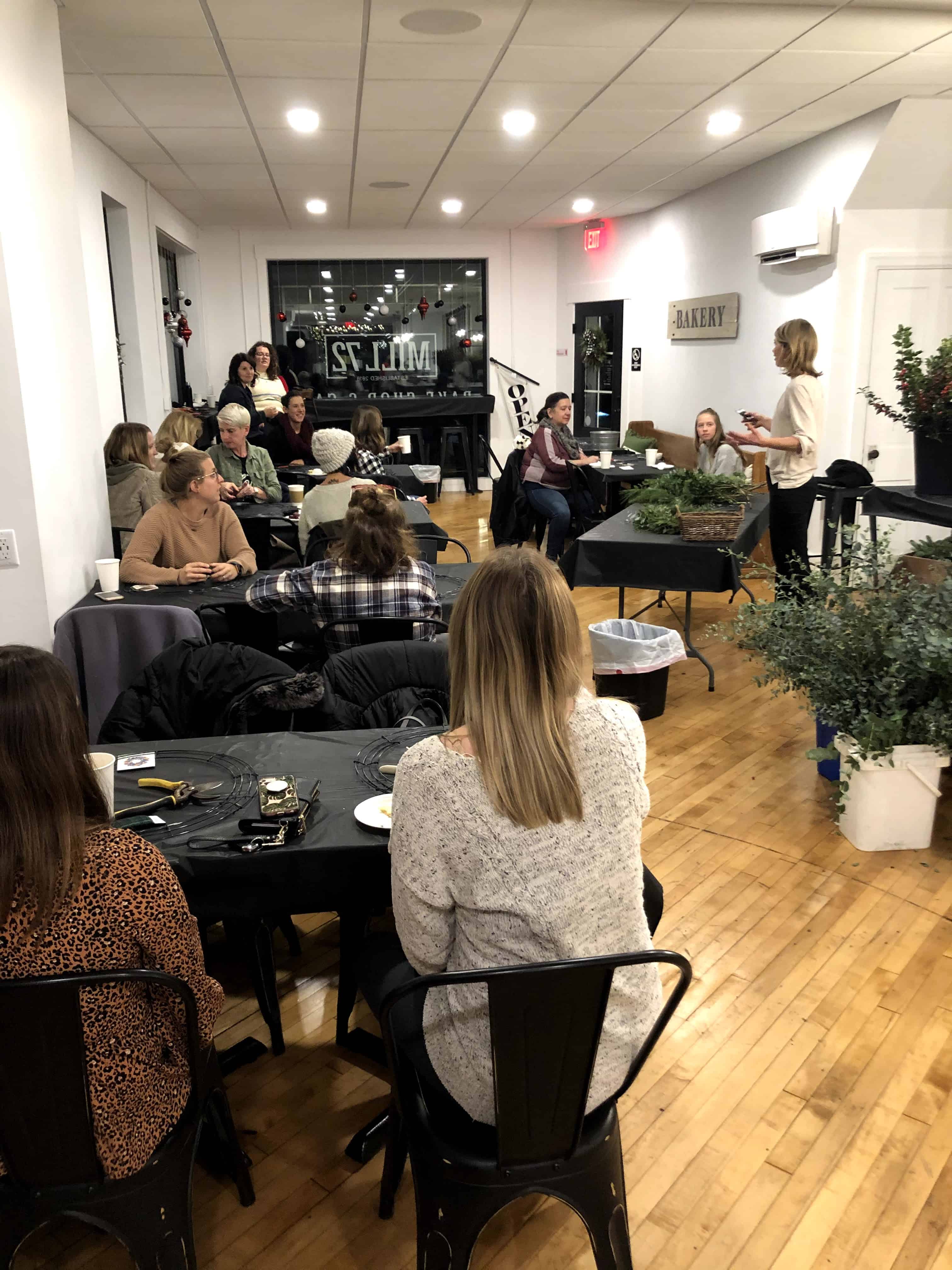 Mill 72 Wreath Making Event Rental Space Lancaster Mill 72 Bake