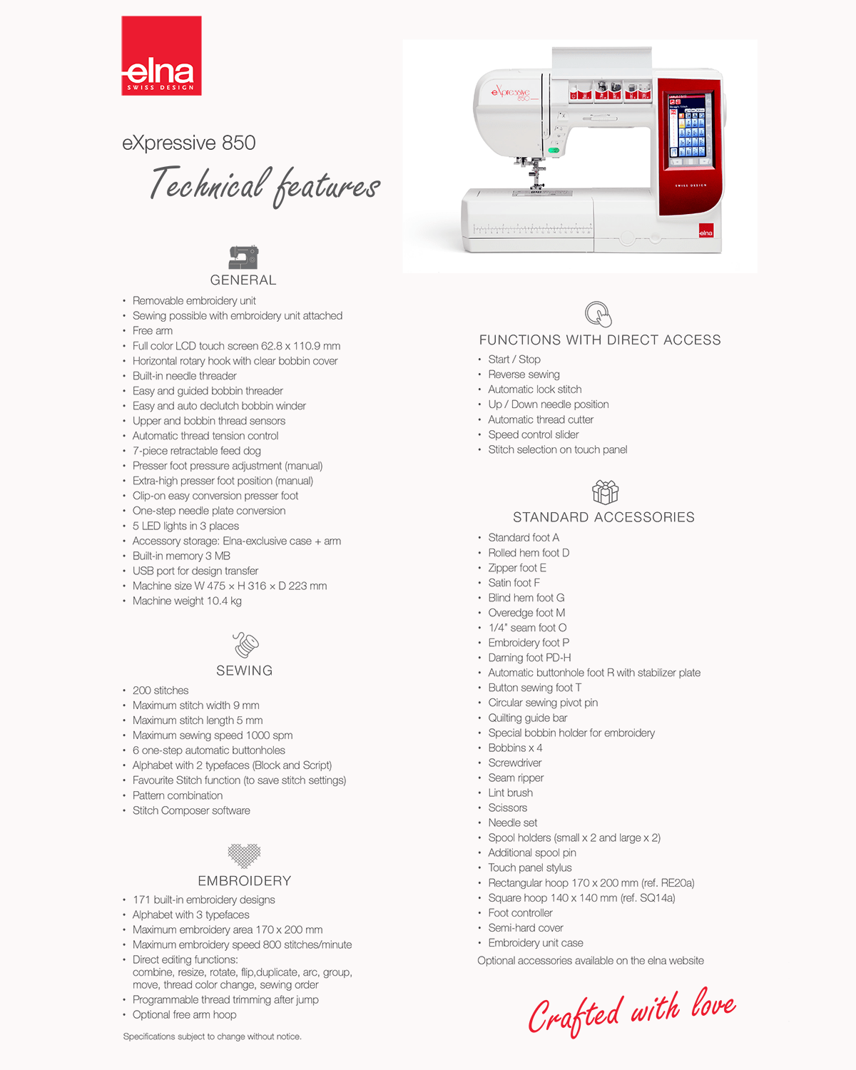 Expressive 850b Millard Sewing Center