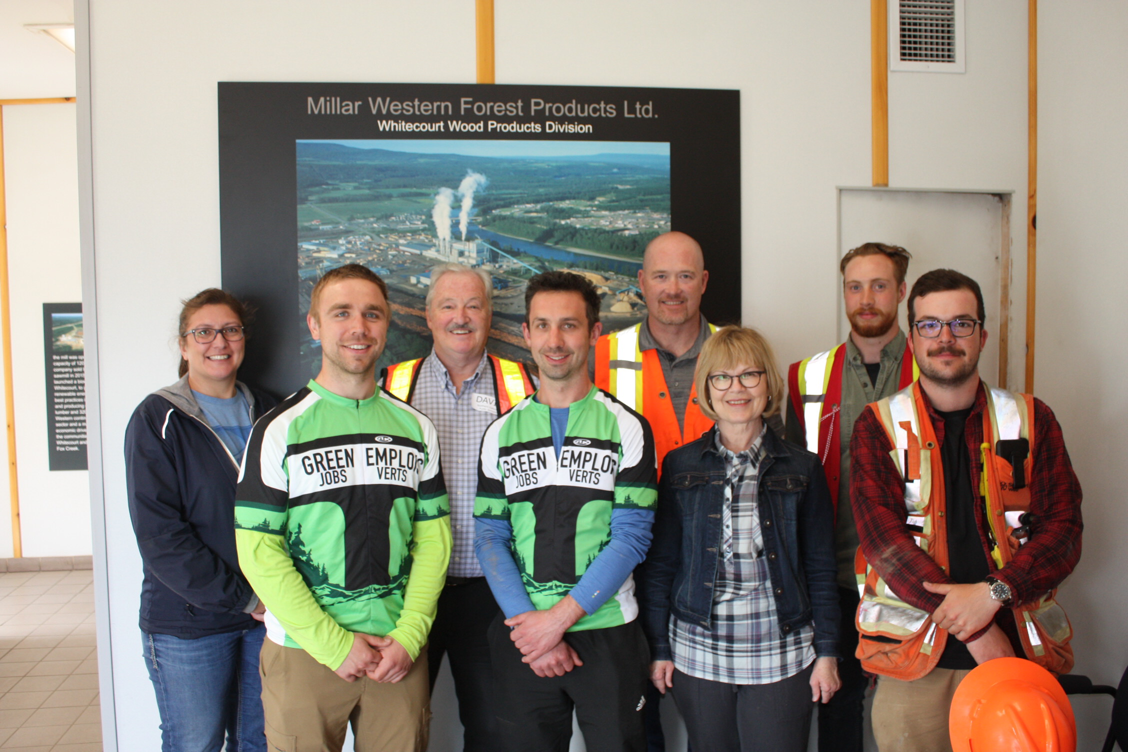 Millar Western hosts "Green Ride for Green Jobs" in Whitecourt Millar