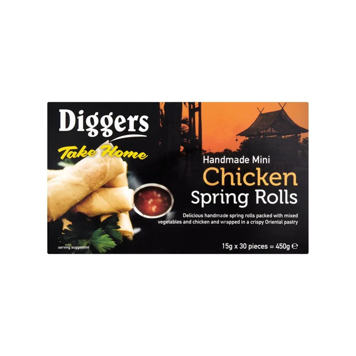 Diggers Mini Chicken Spring Rolls Millbrook Market Navan