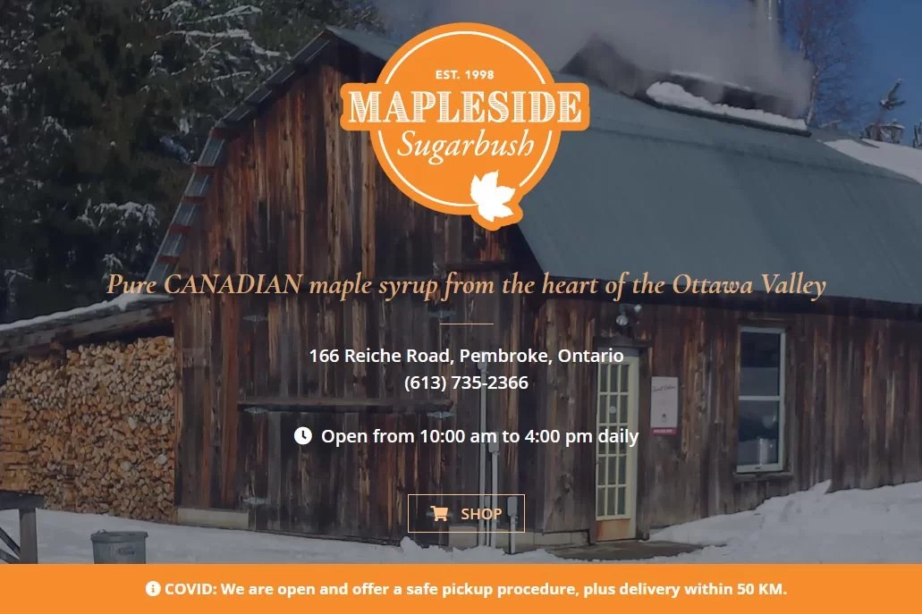 Mapleside Sugar Bush Mill Communications