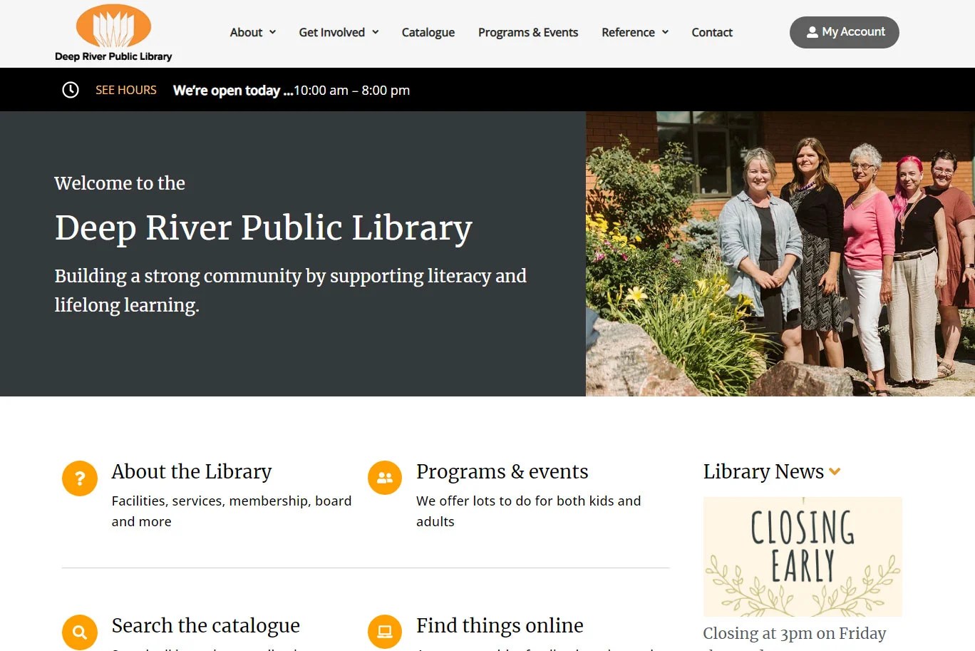 Deep River Public Library Mill Communications