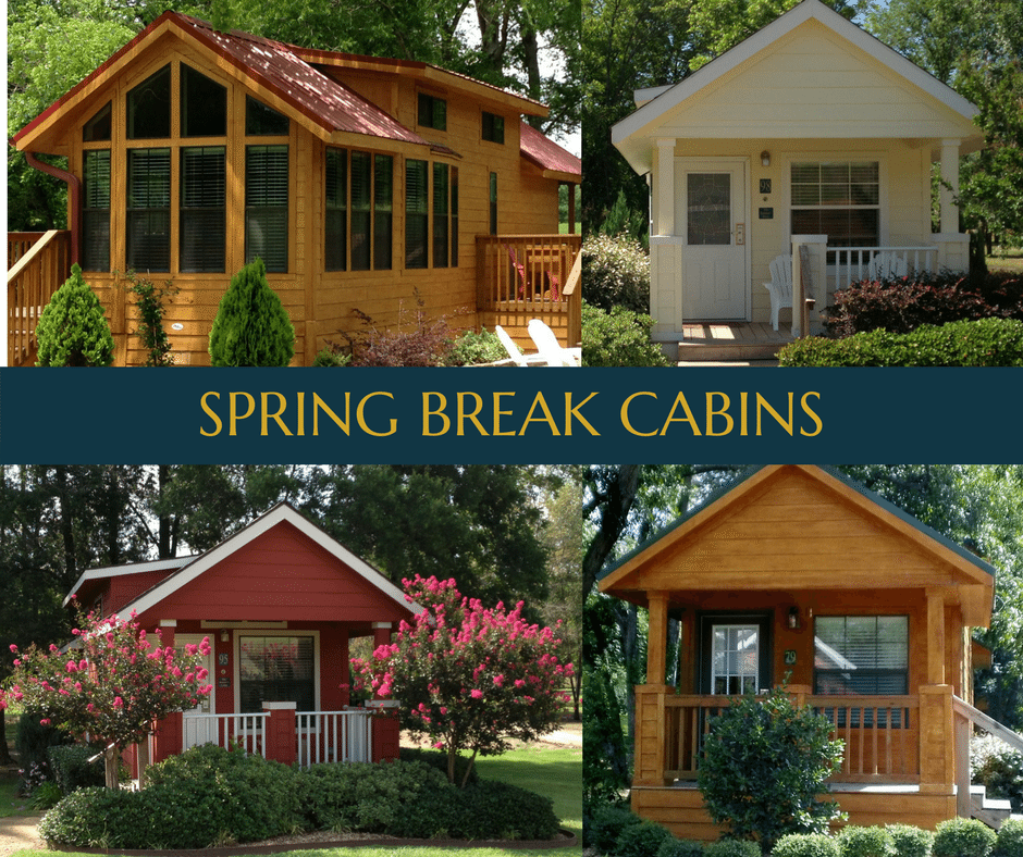 Canton Cabins are Where It’s At for Spring Break RV PARK CANTON TX