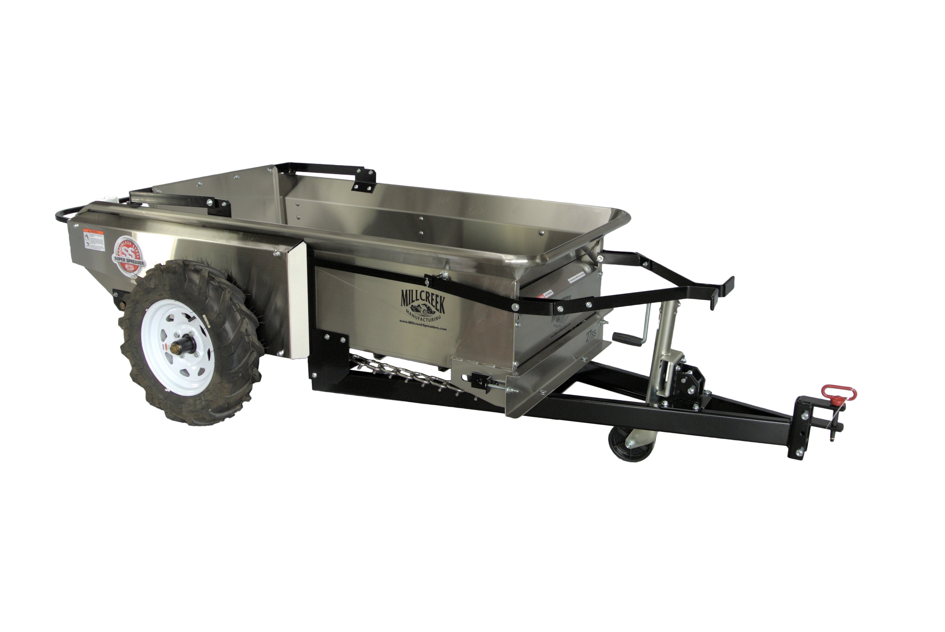 Compact Stainless Steel Manure Spreader Millcreek Spreaders
