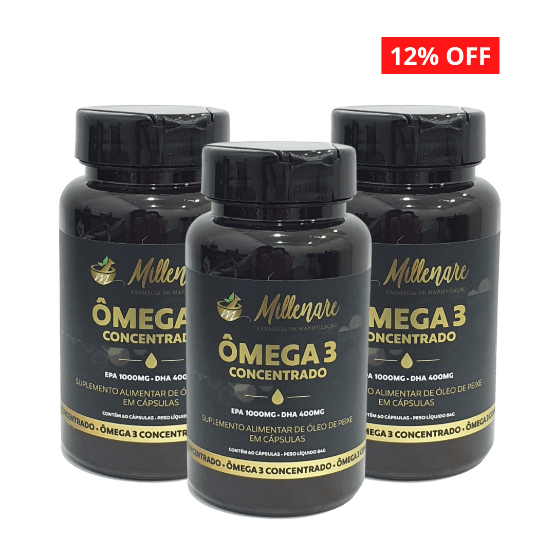 Combo 3 Unidades Omega3 Concentrado (EPA 1000 mg / DHA 400 mg