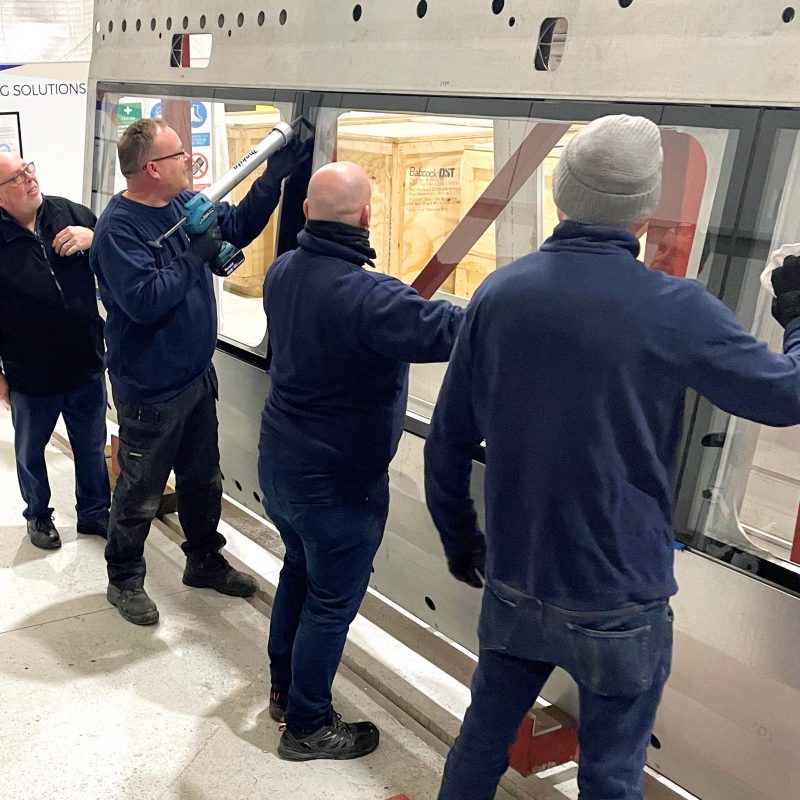 Rail Glass Replacement/Installation Millenium Site Services