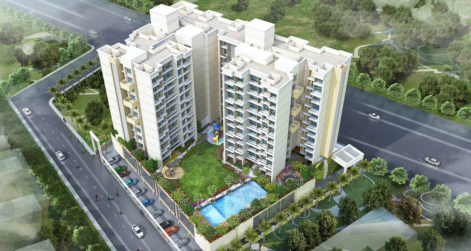 Ongoing Affordable 1, 2 & 3 BHK Flats Near Railway Station in Panvel