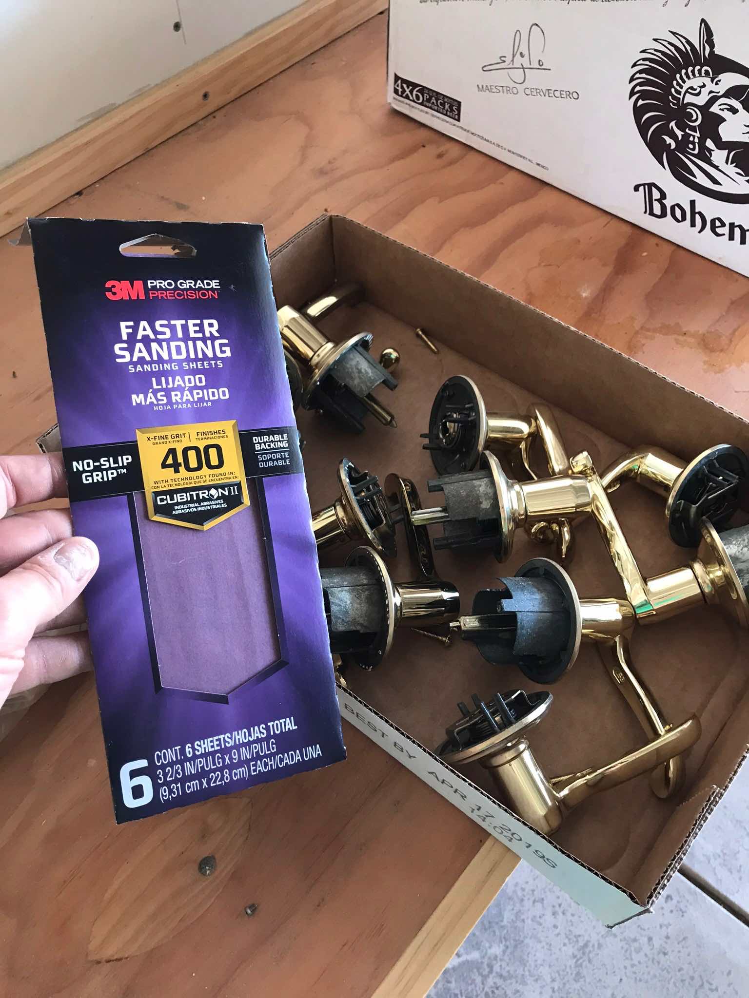 How to Spray Paint Brass Door Handles for under 30 (DIY)