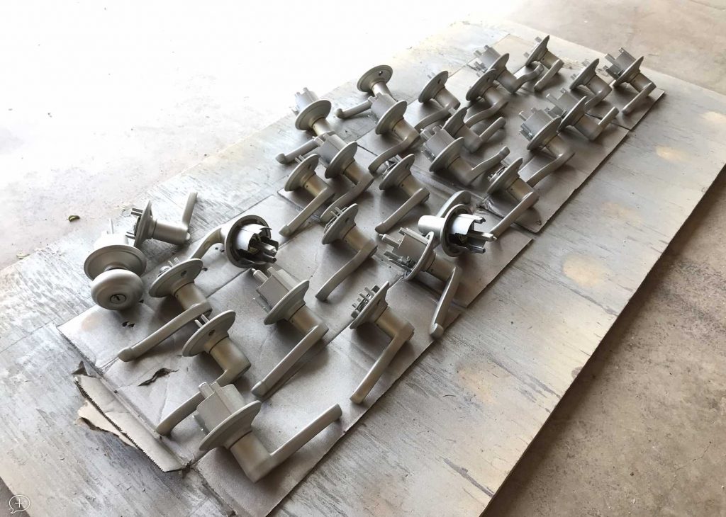 How to Spray Paint Brass Door Handles for under 30 (DIY)