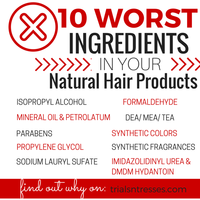 10 Worst Ingredients In Natural Hair Products