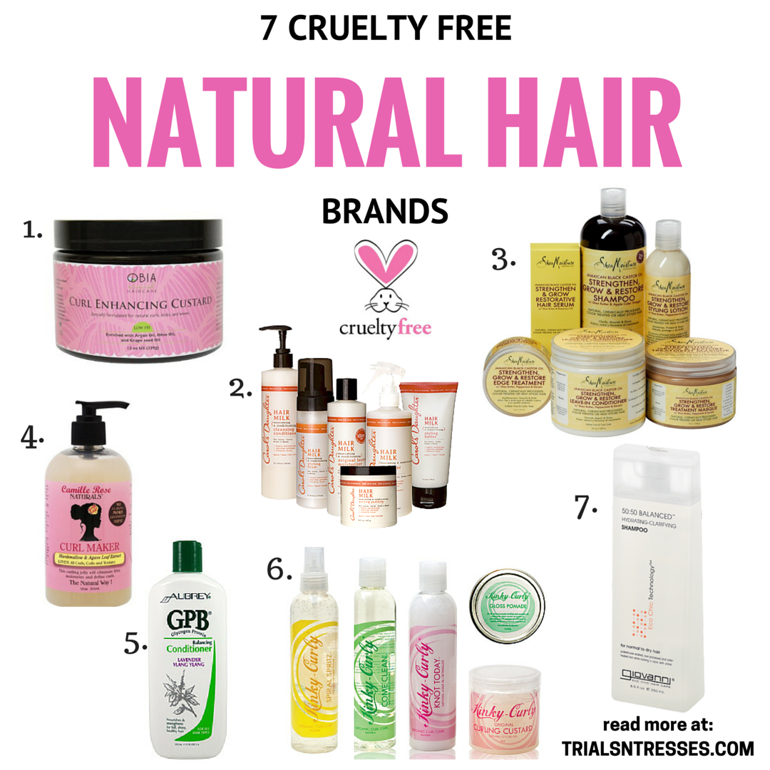7 Cruelty Free Natural Hair Brands Millennial in Debt