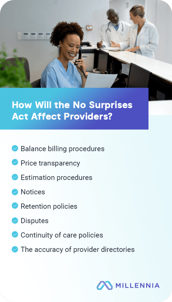 Guide to the No Surprises Act in 2022 Millennia