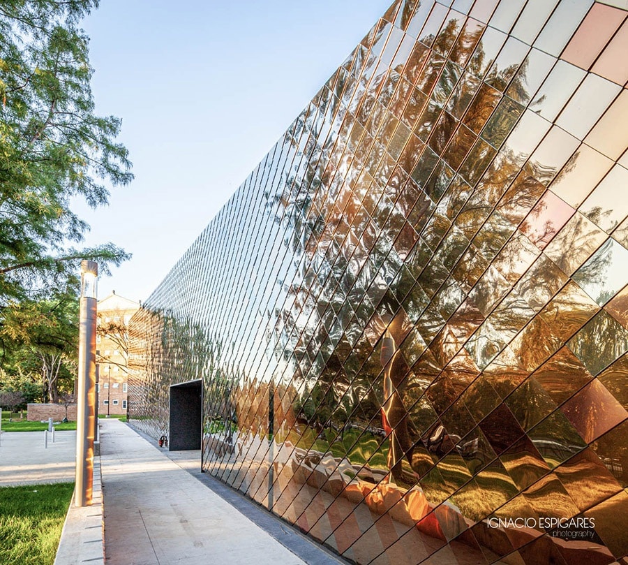 Flat Lock Metal Wall Panels, Flat Lock Zinc Panels Millennium