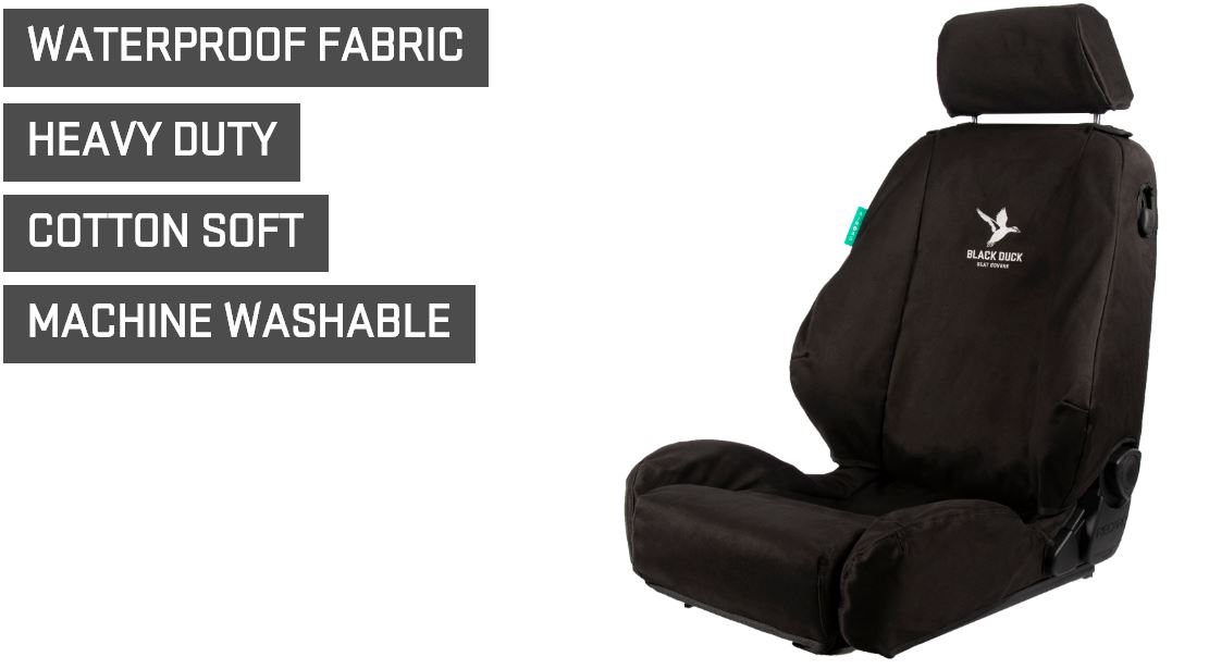 Black Duck Seat Covers 79 Series Landcruiser Velcromag