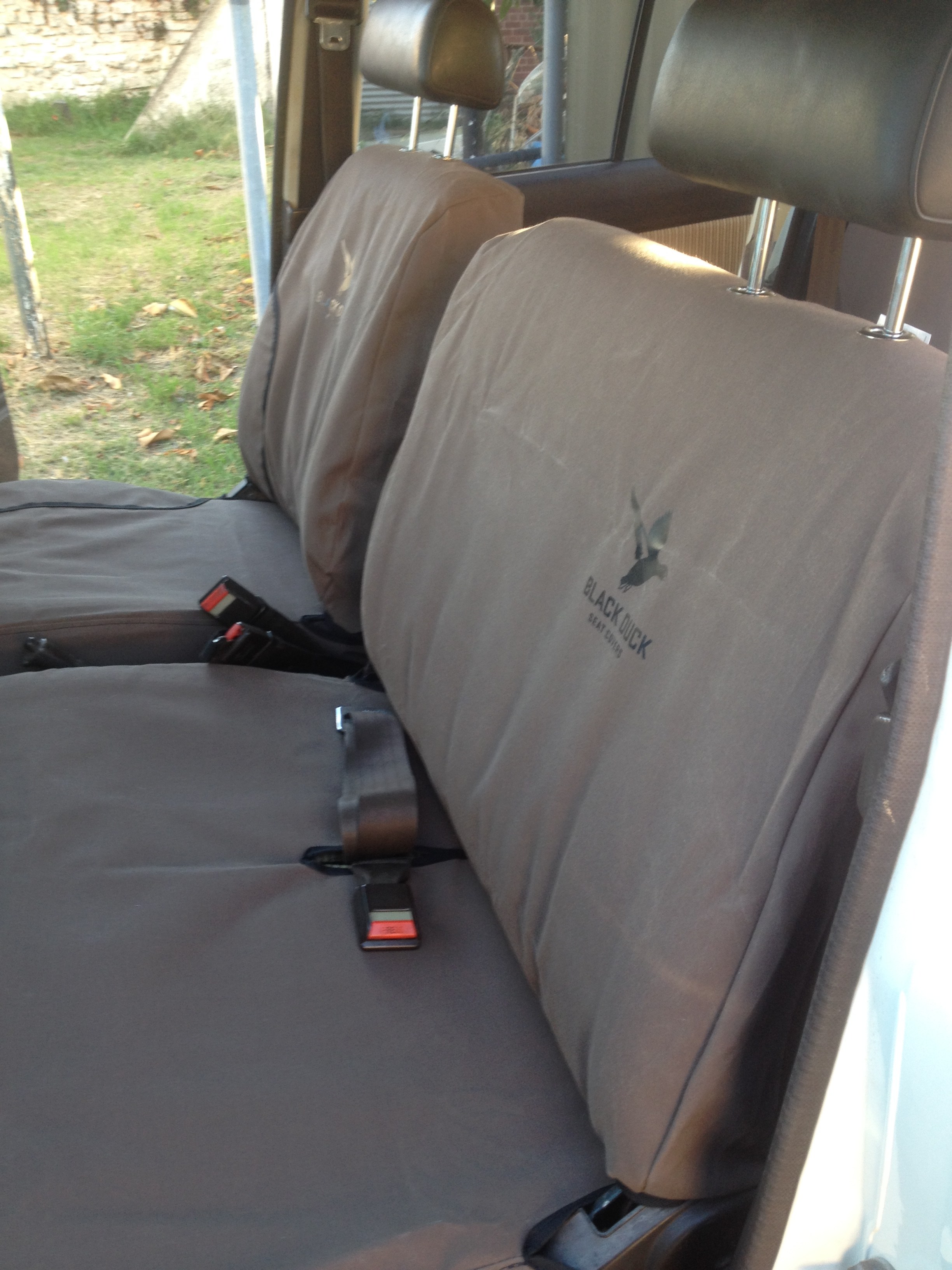 BLACK DUCK SEAT COVERS suitable for L/CRUISER 60 SERIES STD