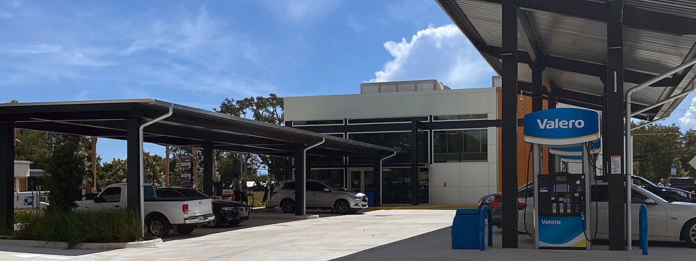 Valerobranded Convenience Store with Tunnel Car Wash Build is Complete