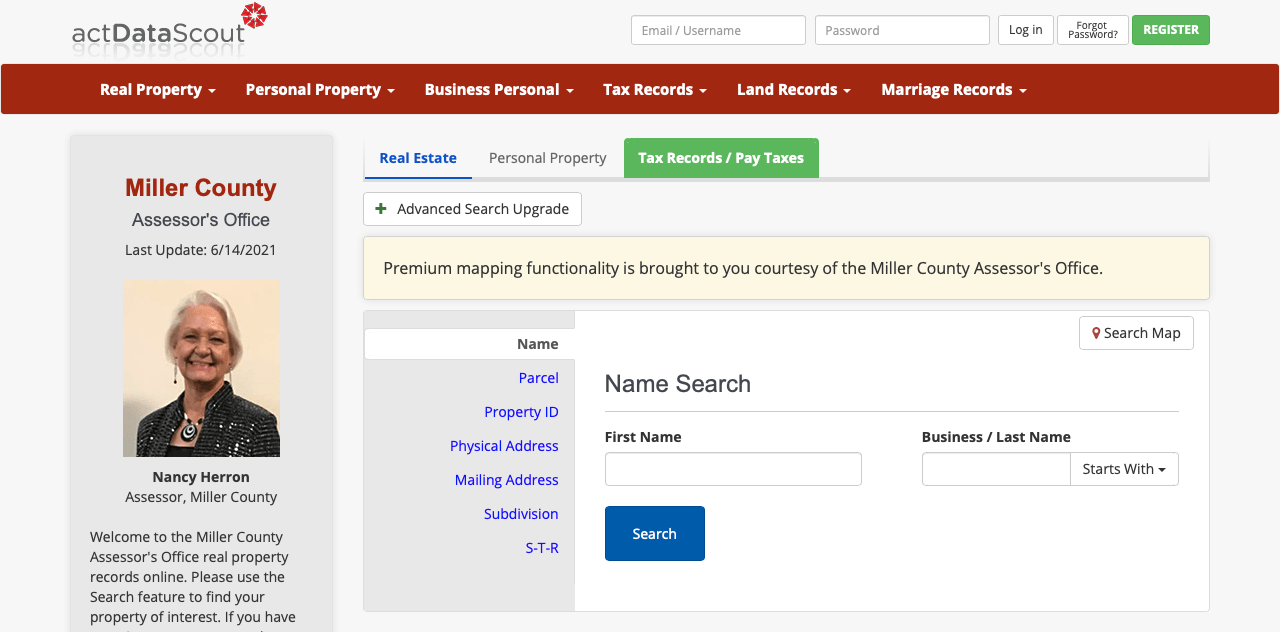 Home Page Miller County Assessor's Office