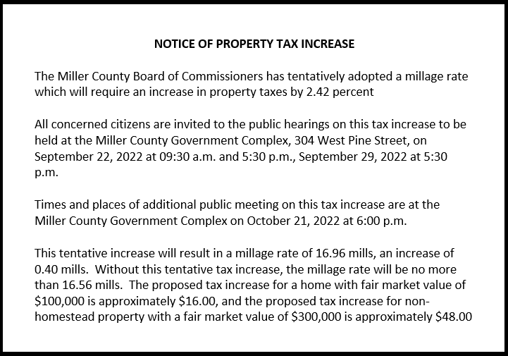 Miller County, Where Southern meets Hospitality!