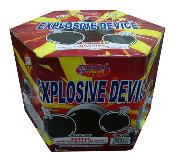 EXPLOSIVE DEVICE 19 SHOT FORWARD