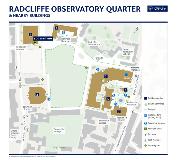 Wayfinding maps ROQ (Oxford) Sandina Miller design & consultancy