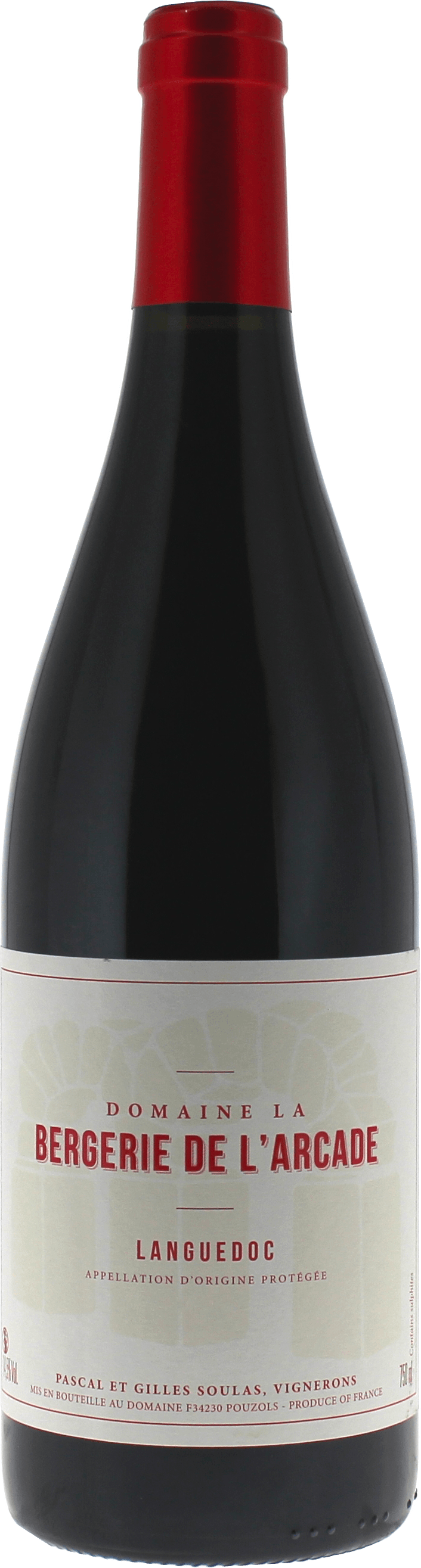 Domaine la bergerie de l'arcade 2020 (Languedoc AOP, vin rouge) achat