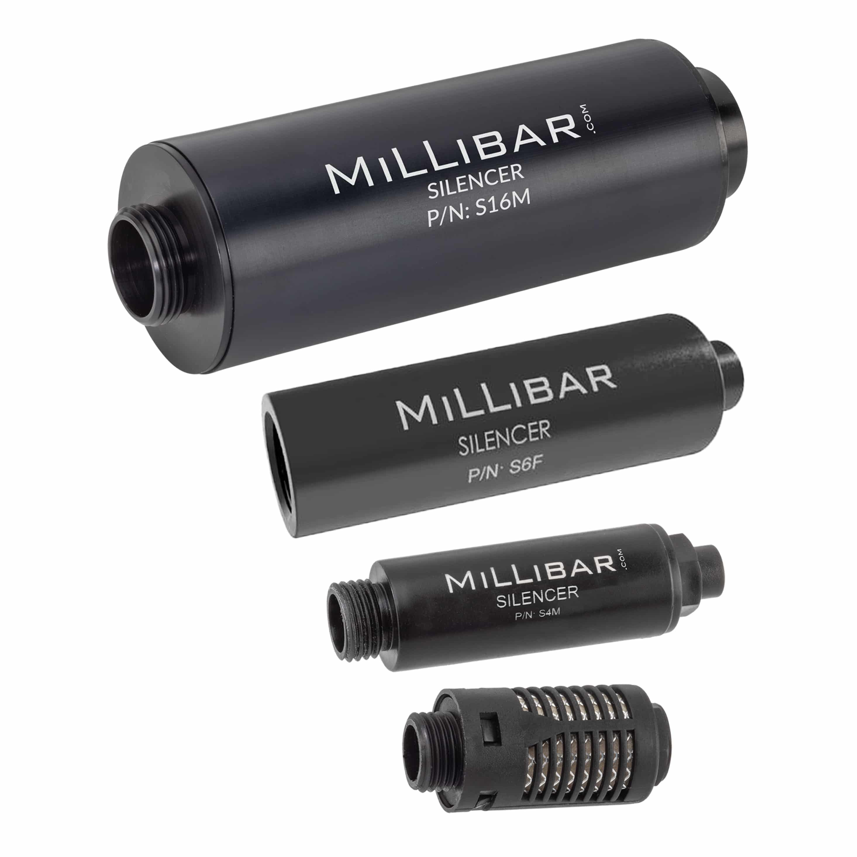 Silencers · Venturi Vacuum Pump Silencer · Millibar Robotics