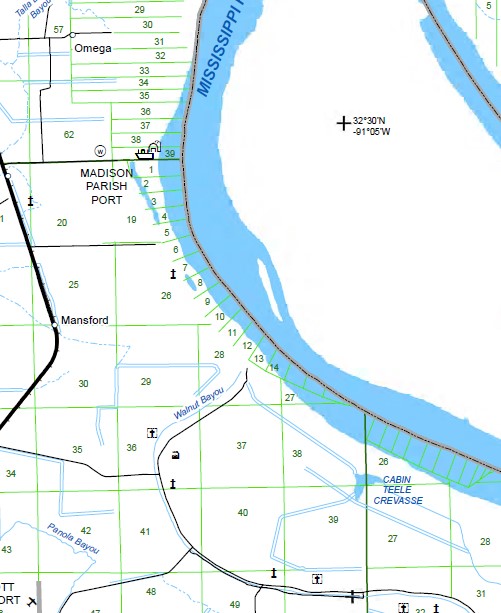 Maps Modern Milliken's Bend