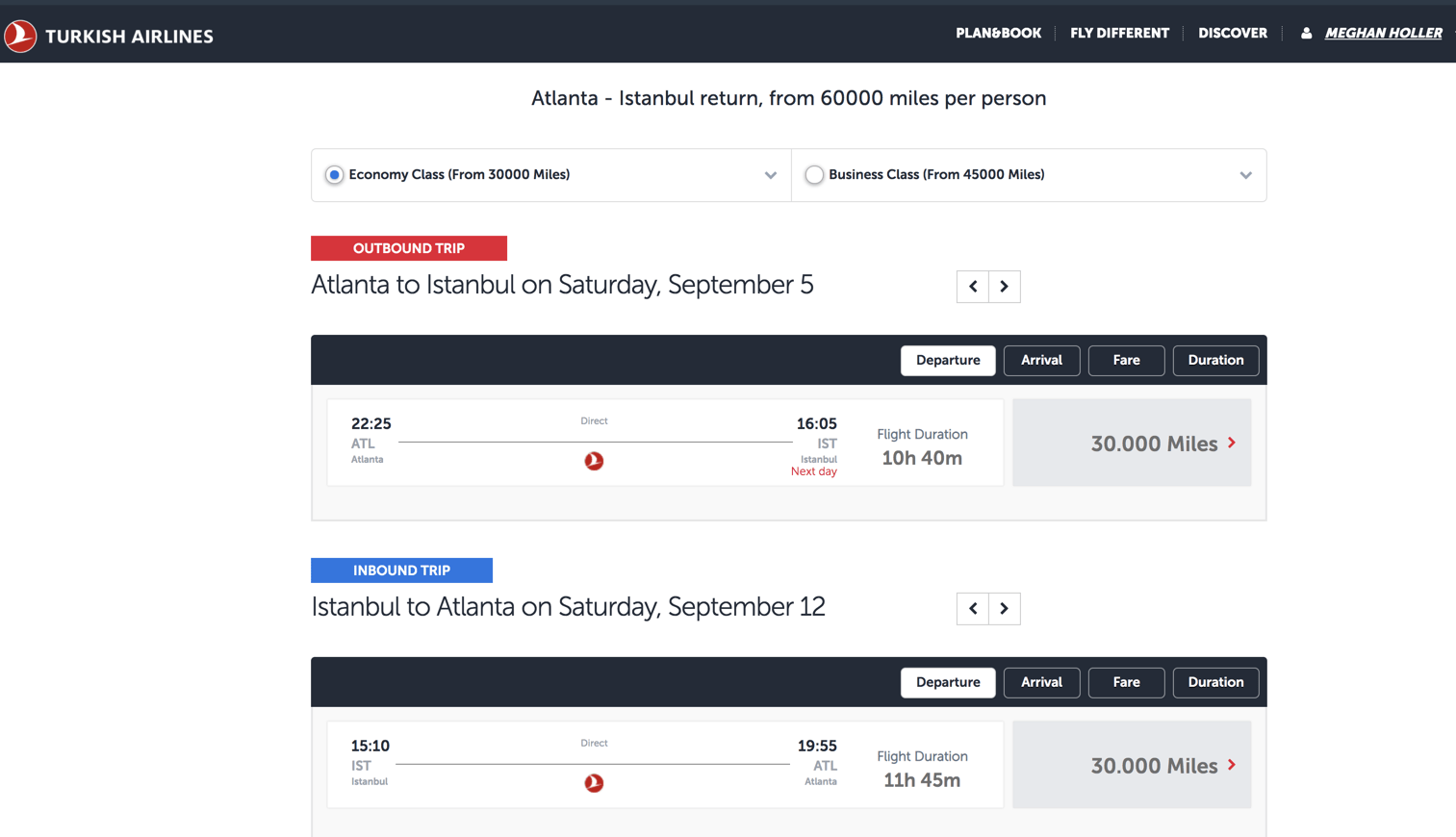 Turkish Airlines miles guide Million Mile Secrets