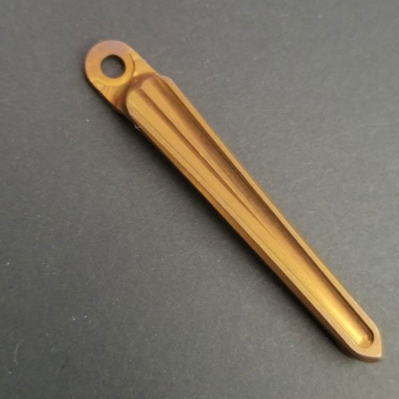 V2 Titanium Clip Anodized Millit Knives