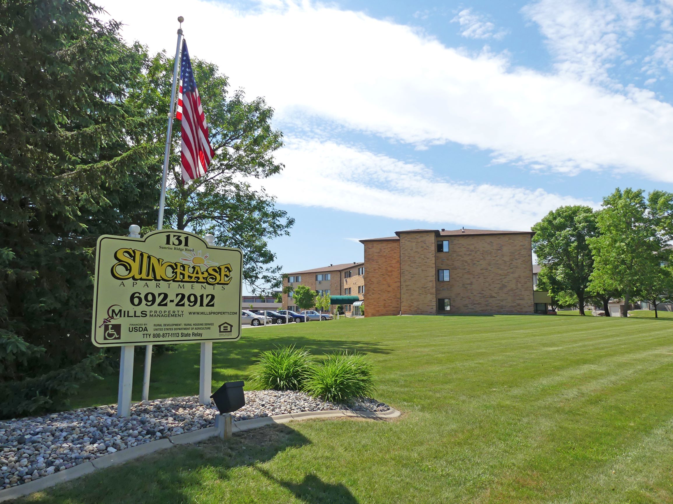 Sunchase Apartments in Brookings SD Mills Property ManagementMills