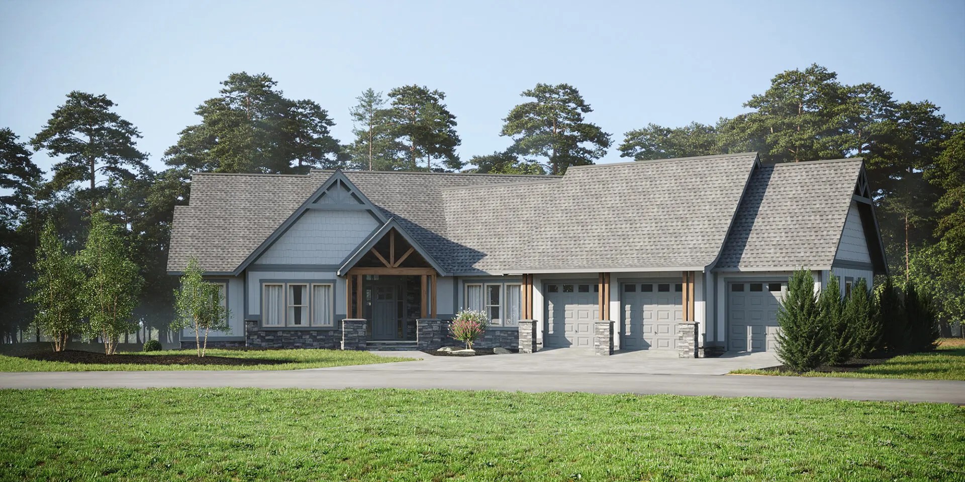 The Riverstone House 45 R (Lot 20) New Homes Mills River Crossing