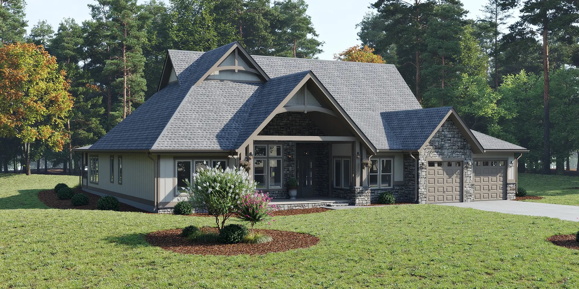 The Ridgewood House 90 R (Lot 10) New Homes Mills River Crossing Real Estate Developer