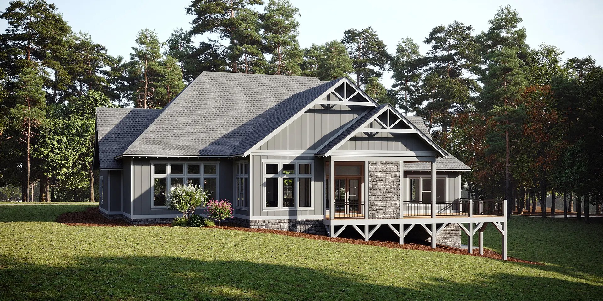 The Riverstone House 90 R (Lot 43) New Homes Mills River Crossing