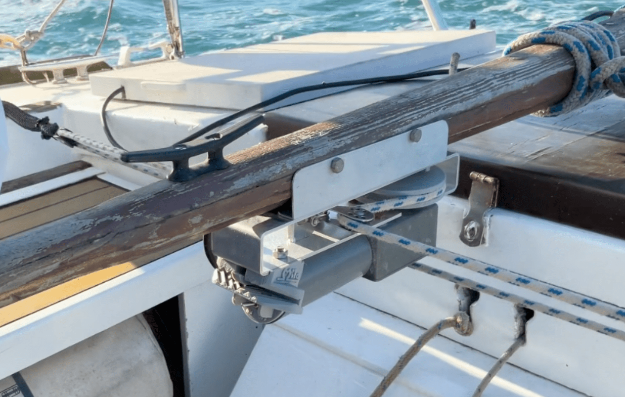 Milo tiller autopilot. For boats equiped with a tiller.