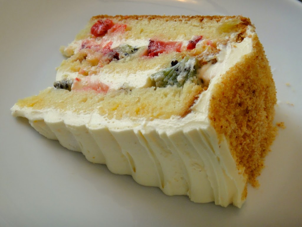 fresh fruit cake filling