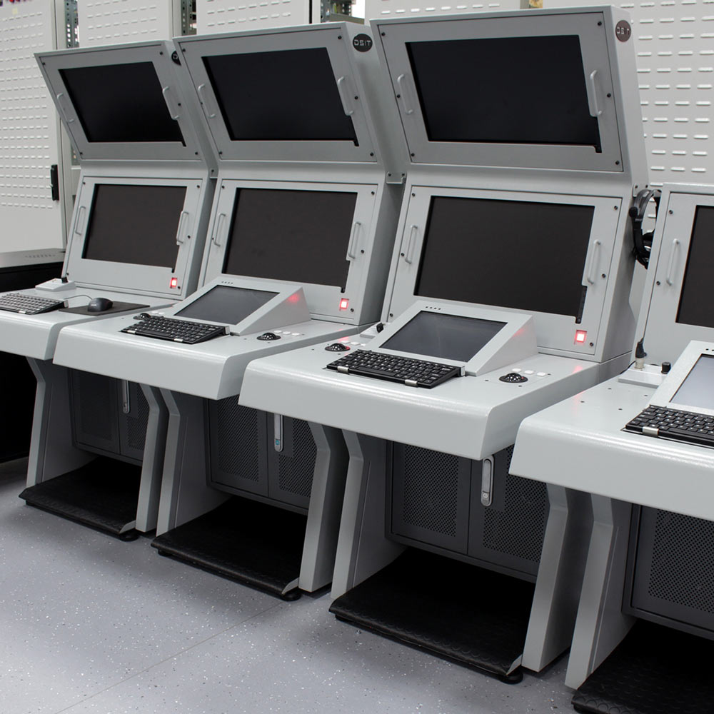 Modular Operator Workstation Console Milrack Protective Cases and