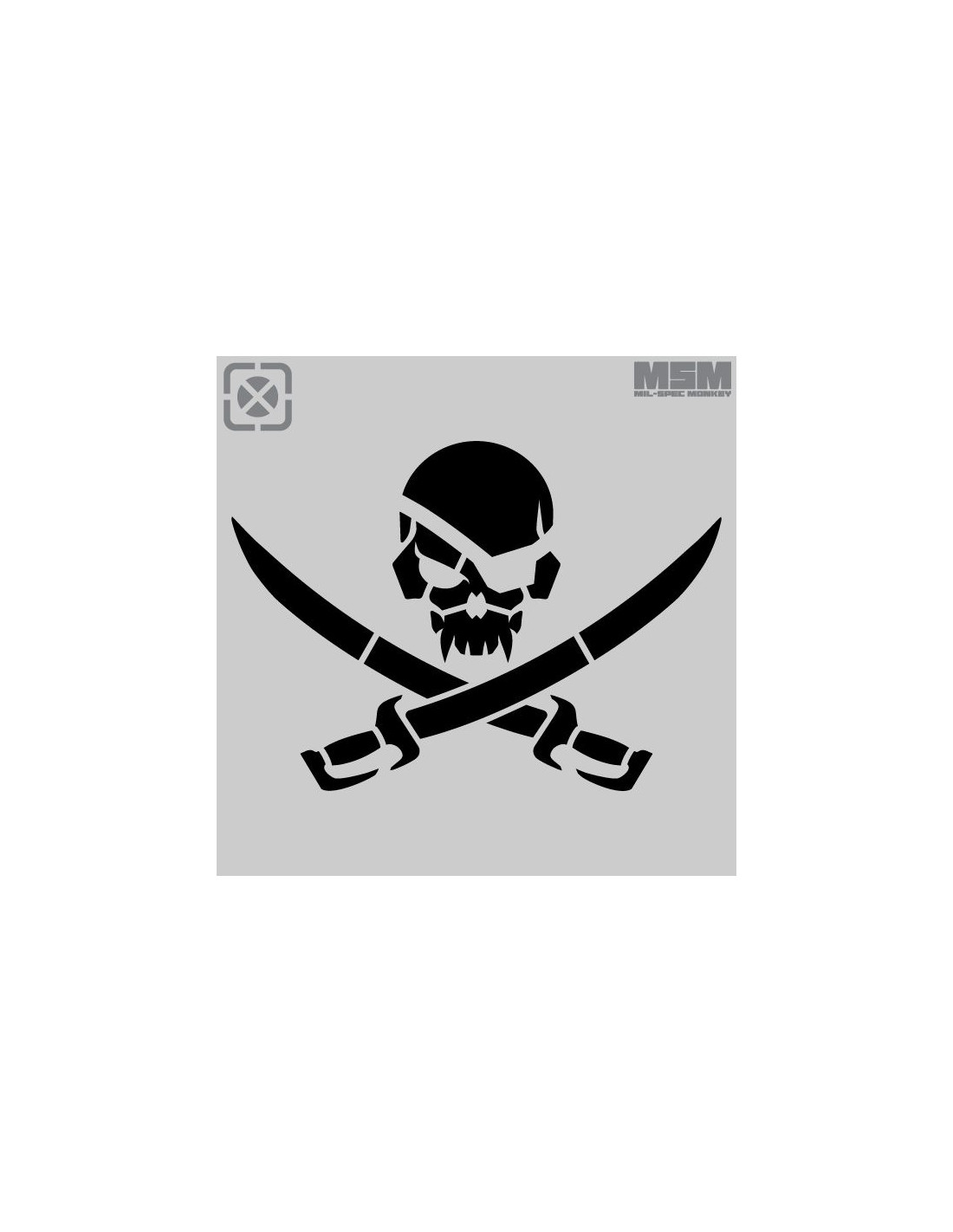 PirateSkull Stencil