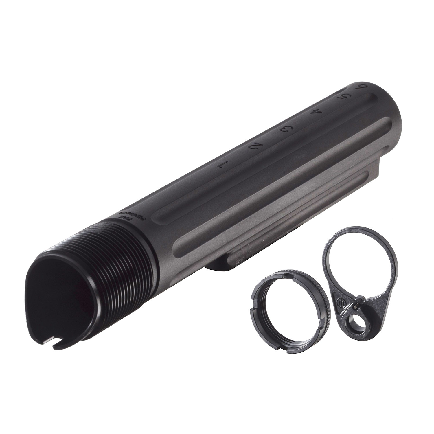 Primary Weapons Systems Enhanced Buffer Tube w/ Ratchet Lock Castlenut