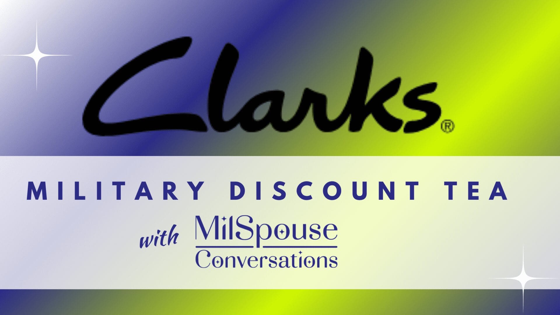 Clarks Military Discount MilSpouse Conversations™