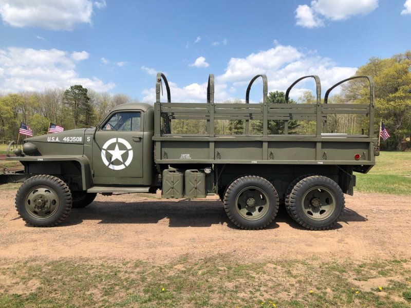 1945 WWII Studebaker US6 6X6 cargo truck
