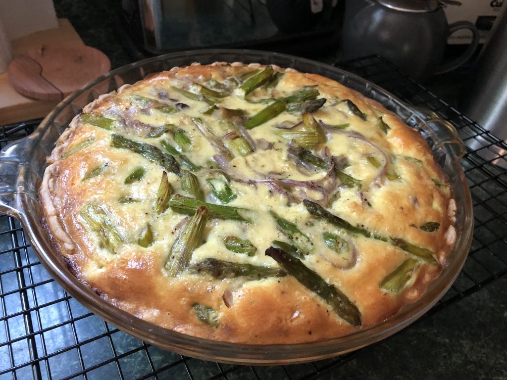Asparagus and Gruyere Quiche from Martha things I like