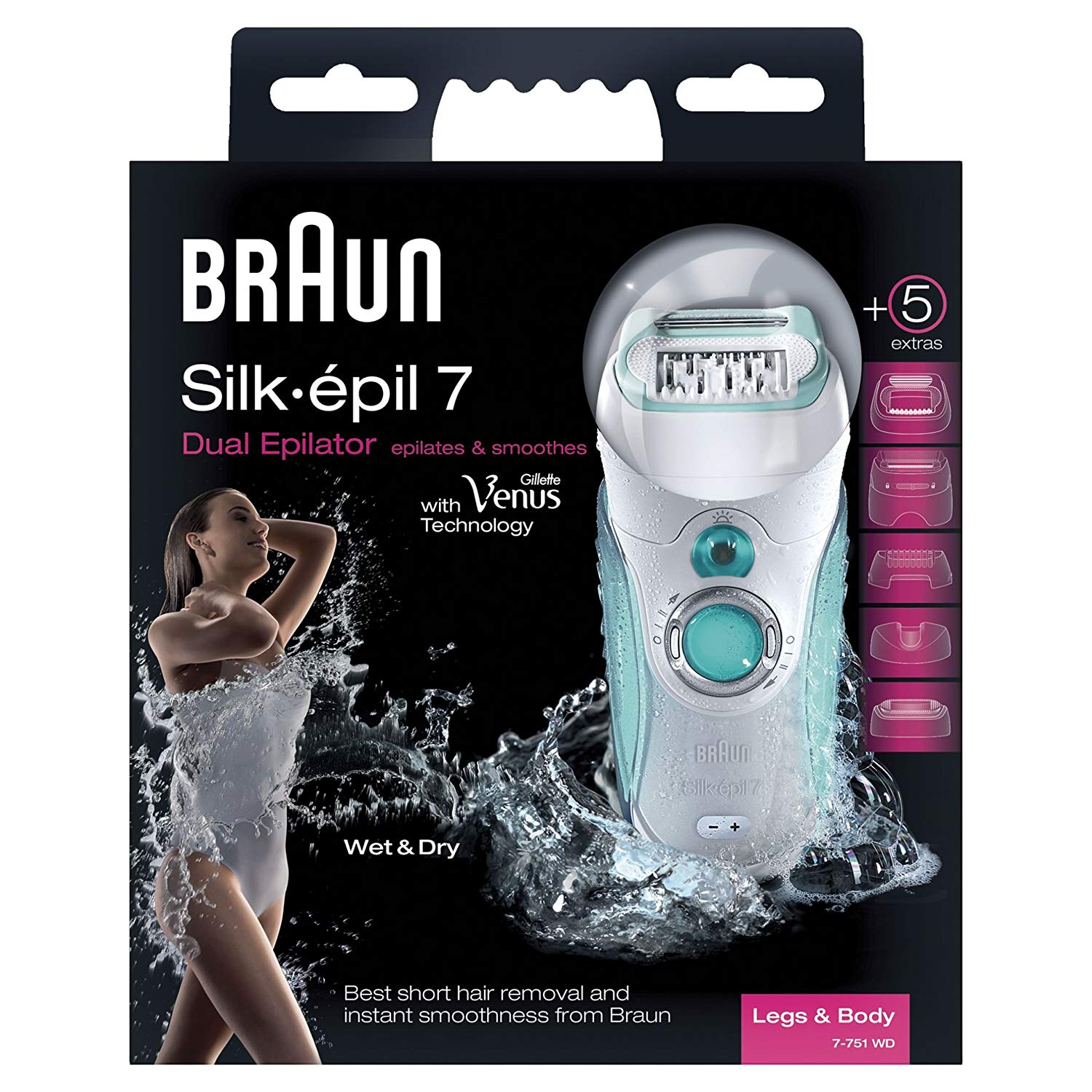 Braun 7751 Silkepil 7 Dual Epilator