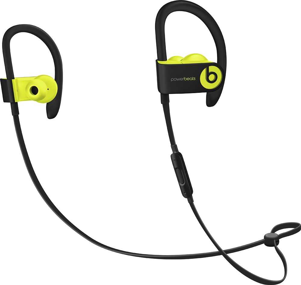 Beats Powerbeats 3 Wireless Inear Stereo Headphones Shock Yellow