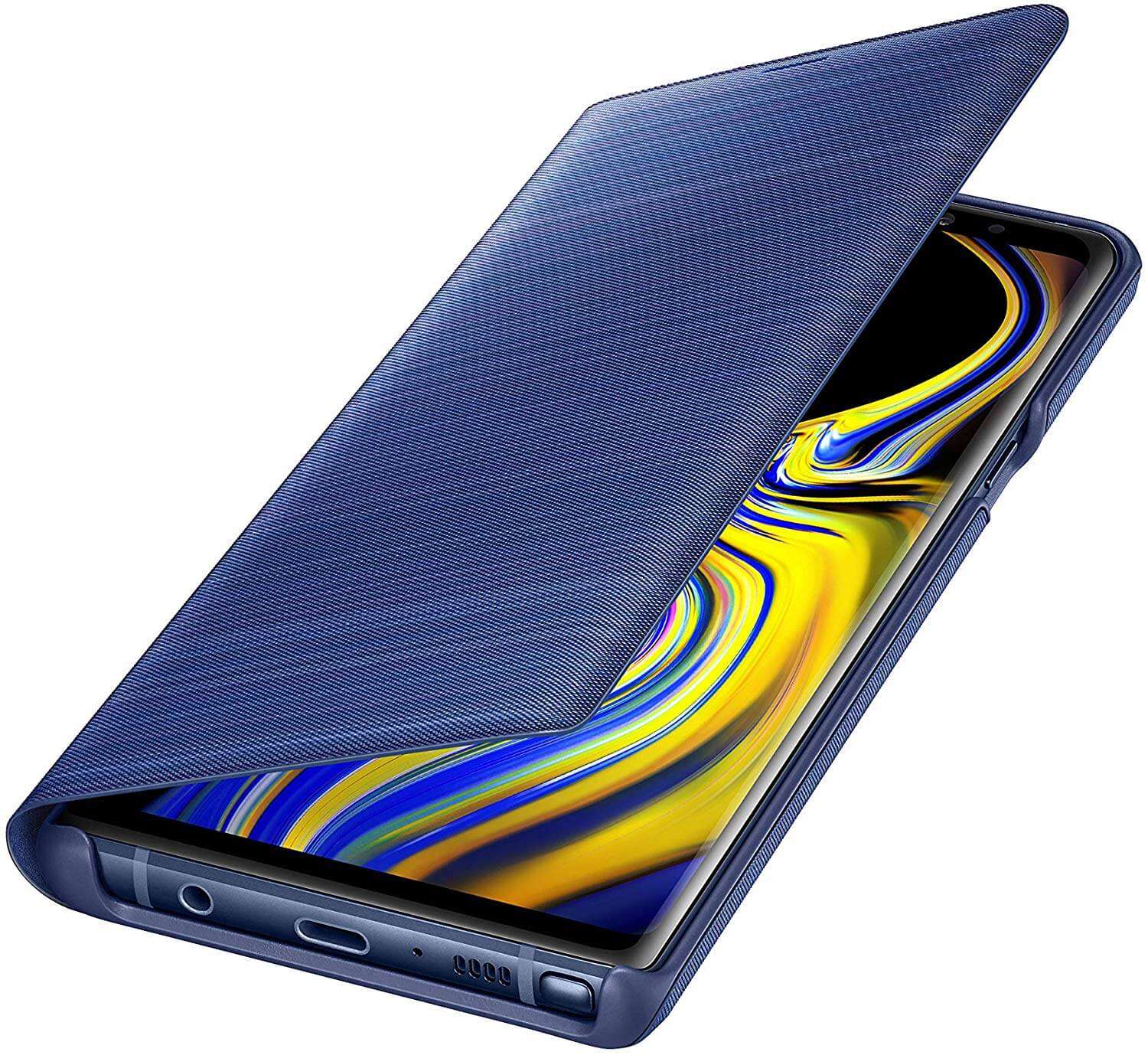 Samsung LED View Wallet Cover Case for Galaxy Note 9 Ocean Blue
