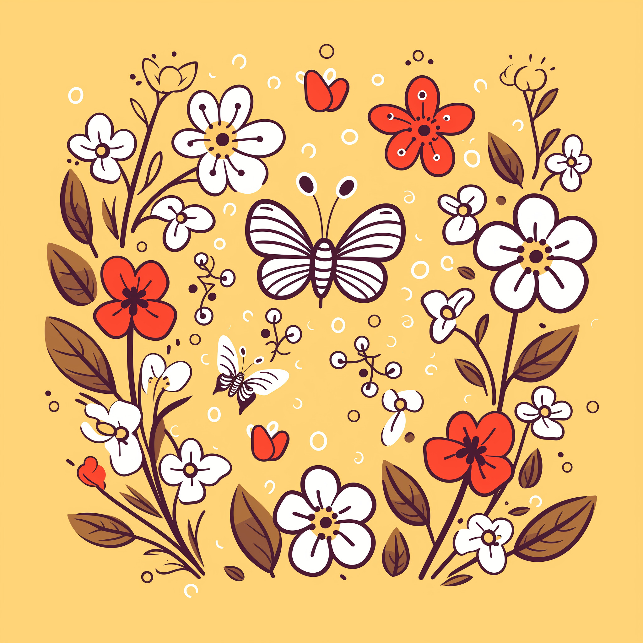 Hello Spring Coloring Page Coloring Pages Mimi Panda