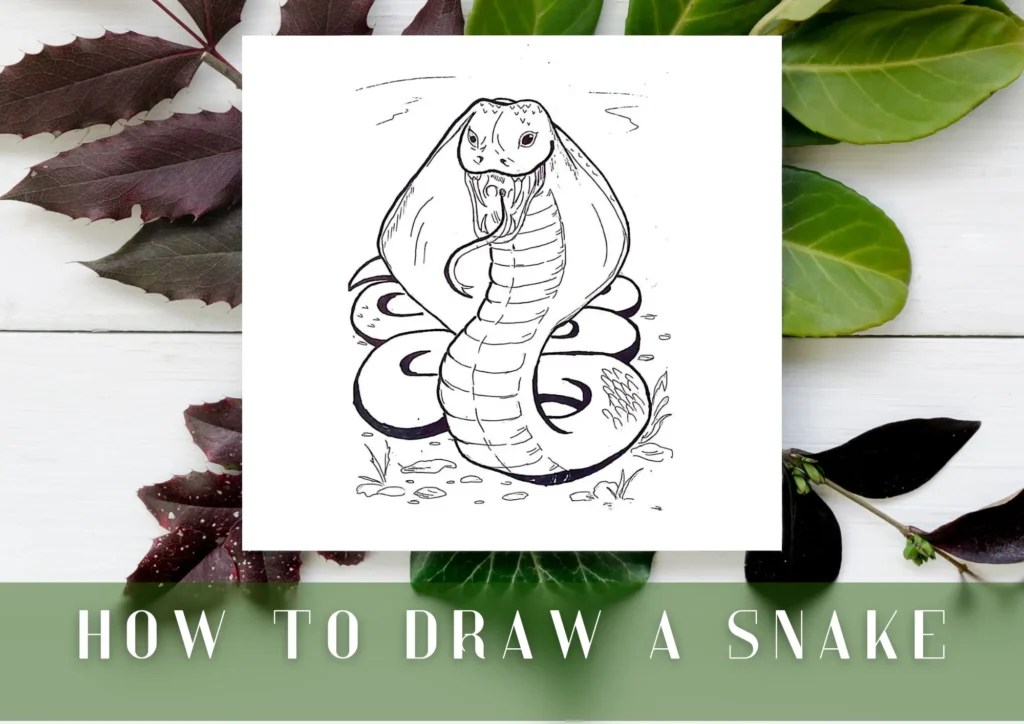 How To Draw a Snake StepByStep How to Mimi Panda