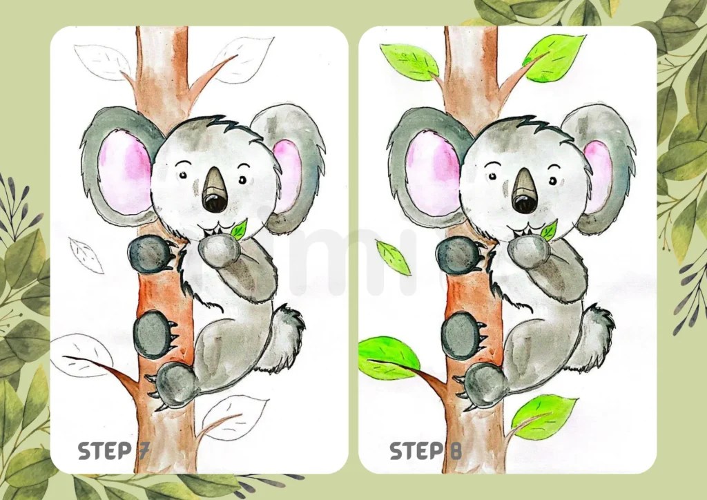 How To Draw A Koala A StepbyStep How to Mimi Panda