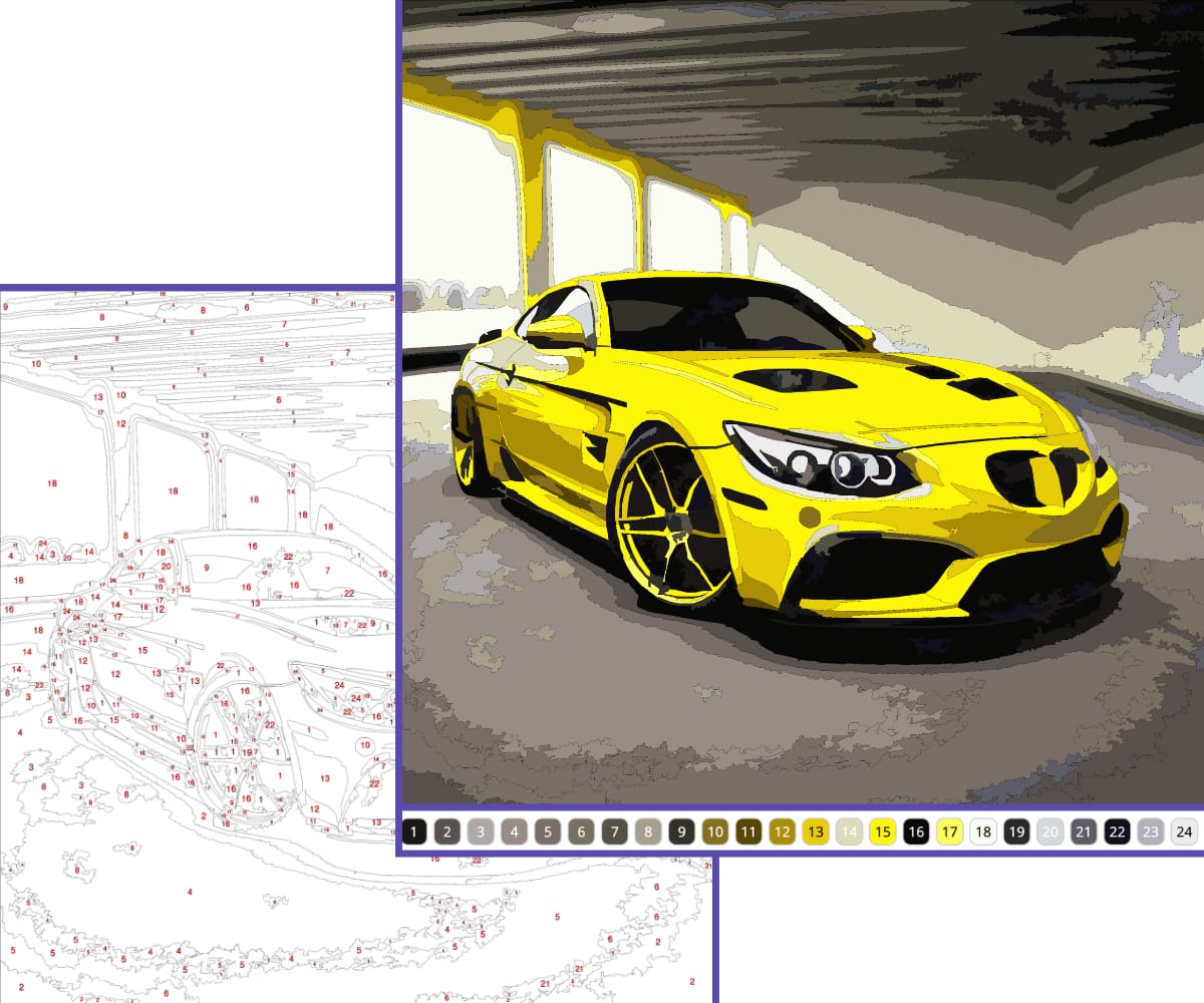 Paint By Numbers Generator | Mimi Panda