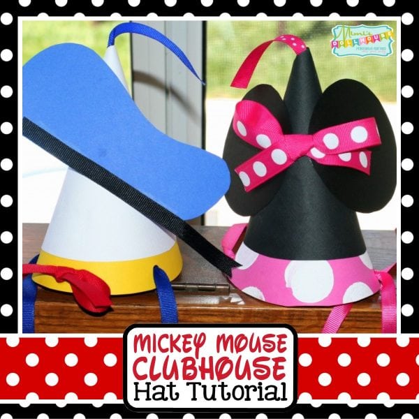 Mickey Mouse Party Mickey Mouse Party Hats Tutorial Mimi's Dollhouse